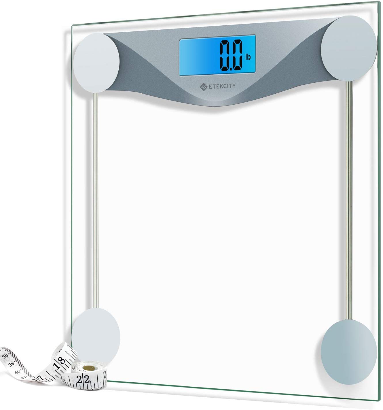 Etekcity Digital Body Weight Bathroom Scale with Body Tape ...