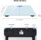 Letsfit Digital Body Weight Scale, Bathroom Scale with Large Backlit Display, Step-On Technology, High Precision Measurements, 400 Pounds 180kg Max, 6mm Tempered Glass